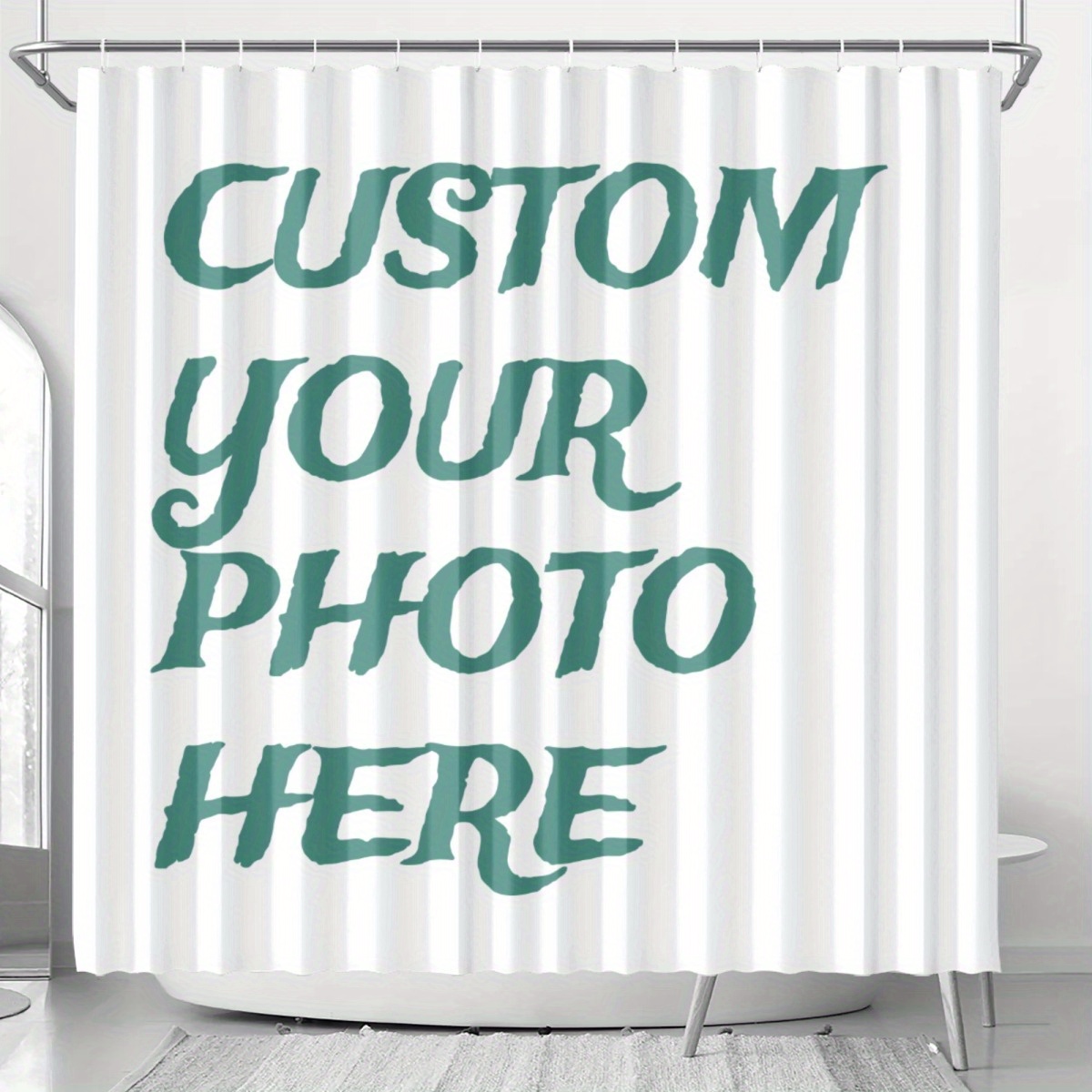 Home Bathroom Images - ม่านอาบน้ำพิมพ์ภาพตามสั่ง, ม่านอาบน้ำกันน้ำพิมพ์รูปภาพส่วนตัว, ตกแต่งห้องน้ำด้วยภาพครอบครัว DIY สำหรับเป็นของขวัญตกแต่งบ้าน