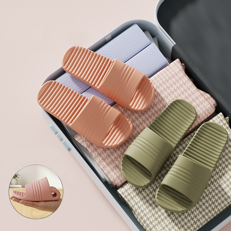Home Outdoor Bathroom - รองเท้าแตะแบบพับได้สำหรับเดินทาง รองเท้าแตะ EVA แบบยูนิเซ็กซ์ โรงแรม กันลื่น