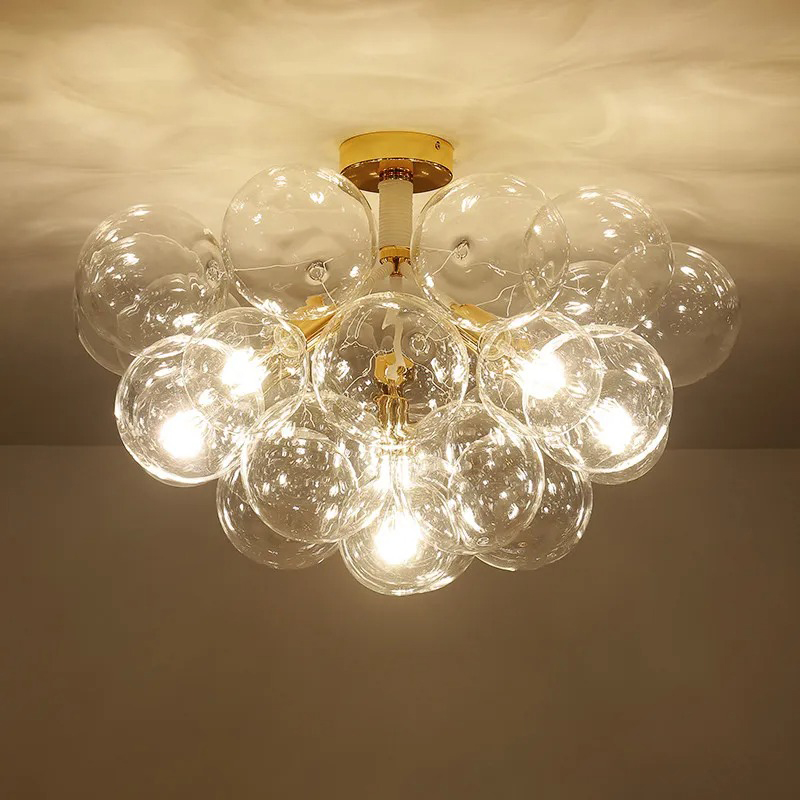 Home Hardware Bathroom Lighting - โมเดิร์น CLEAR Bubble โคมไฟเพดานฮาร์ดแวร์คุณภาพสูง Lampbody เพดานโคมระย้าสําหรับตกแต่งบ้านโคมไฟเพดานโคมไฟ