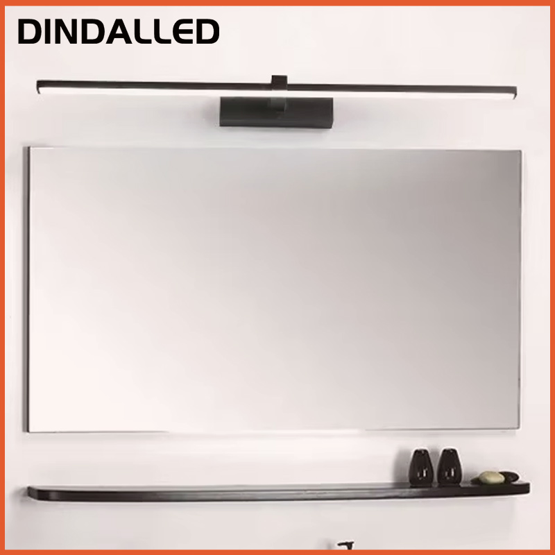 Home Hardware Bathroom Lighting - โมเดิร์น LED โคมไฟติดผนังห้องน้ําสามสีกระจก Sconce Home Decor