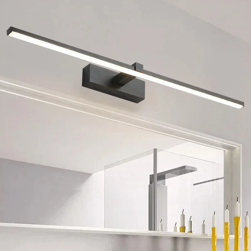 Home Hardware Bathroom Lighting - โคมไฟติดผนัง LED โมเดิร์น Nebulyth สำหรับห้องน้ำ ไฟสามสี