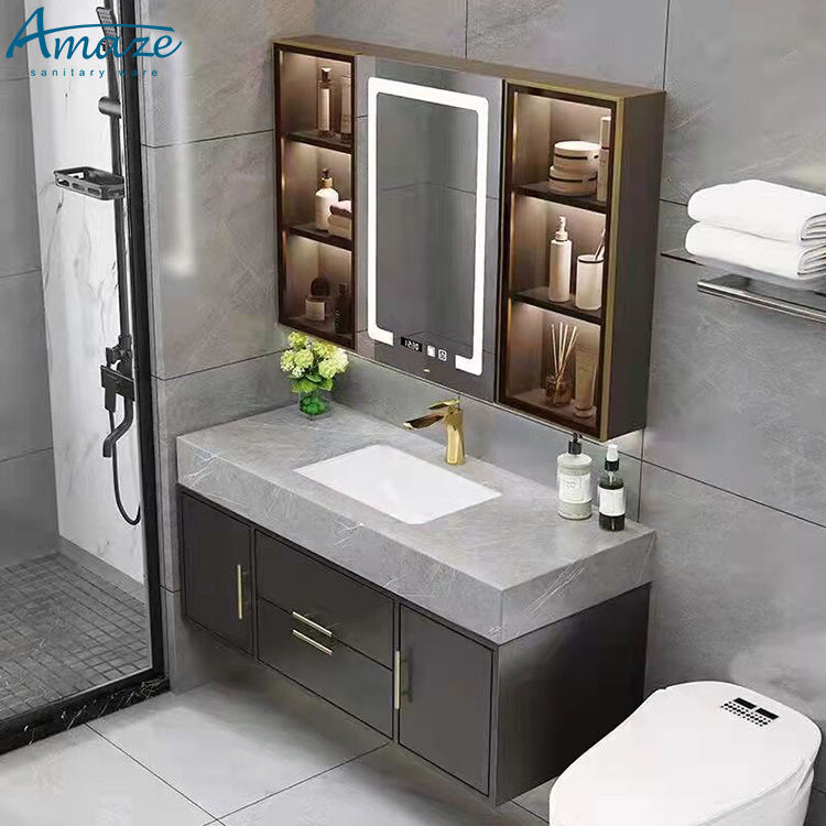 ตู้ห้องน้ำคุณภาพสูง เฟอร์นิเจอ - Home Living Bathroom Vanity บทวิจารณ์และราคา