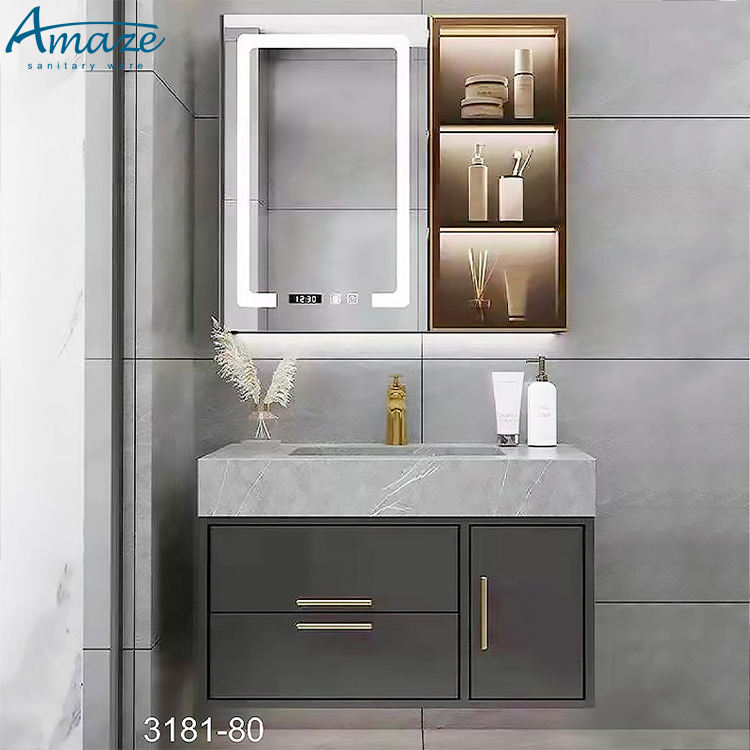 ตู้ห้องน้ำคุณภาพสูง เฟอร์นิเจอ - Home Living Bathroom Vanity บทวิจารณ์และราคา