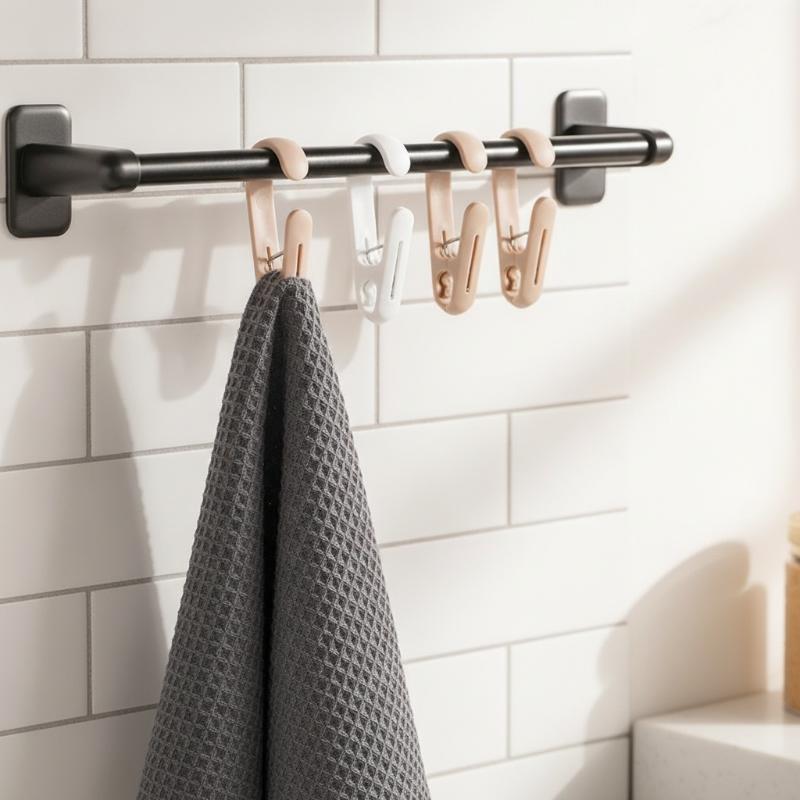 คลิปแขวนอเนกประสงค์ 10 ชิ้น ตะ - Home Bathroom Towels บทวิจารณ์และราคา