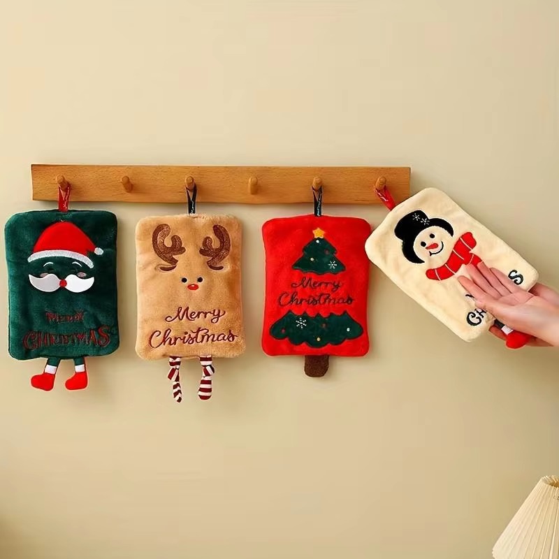 ผ้าเช็ดมือแขวนตกแต่งคริสต์มาส  - Home Bathroom Towels บทวิจารณ์และราคา