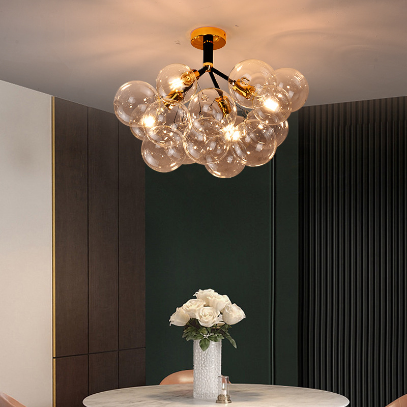 โมเดิร์น CLEAR Bubble โคมไฟเพด - Home Hardware Bathroom Lighting บทวิจารณ์และราคา