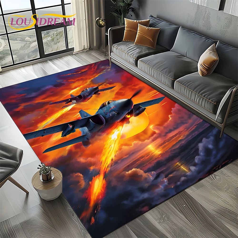 พรมลายการ์ตูนเครื่องบินรบ 3D S - Jet Home Bathroom Mats บทวิจารณ์และราคา