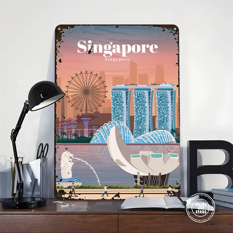 โปสเตอร์พิมพ์ลายการเดินทางไปสิ - Home And Bathroom Singapore บทวิจารณ์และราคา
