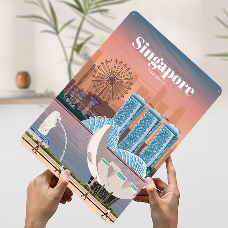 โปสเตอร์พิมพ์ลายการเดินทางไปสิ - Home And Bathroom Singapore บทวิจารณ์และราคา