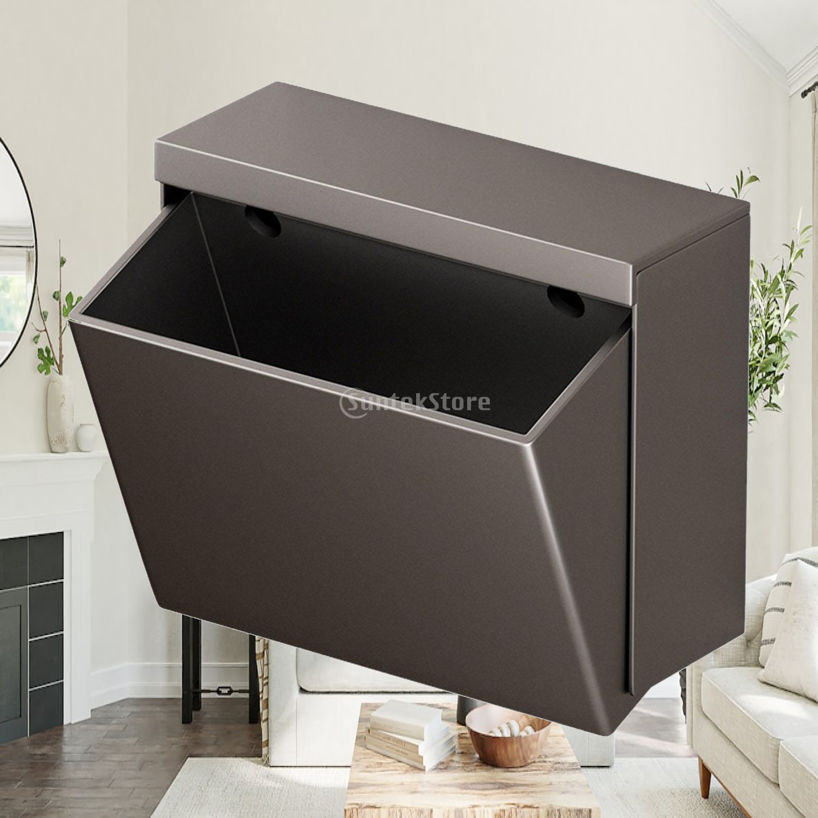 ที่แขวนกระดาษชำระติดผนังโลหะ ก - Home Essentials Bathroom Organizer บทวิจารณ์และราคา