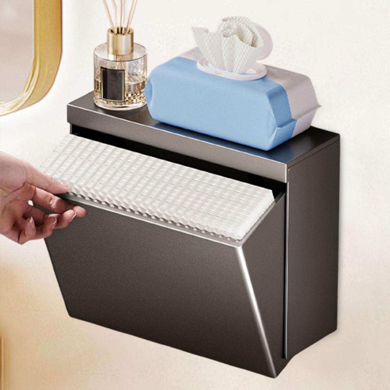 ที่แขวนกระดาษชำระติดผนังโลหะ ก - Home Essentials Bathroom Organizer บทวิจารณ์และราคา
