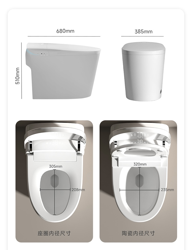 โถสุขภัณฑ์อัจฉริยะแบบอัตโนมัติ - Home For Bathroom บทวิจารณ์และราคา