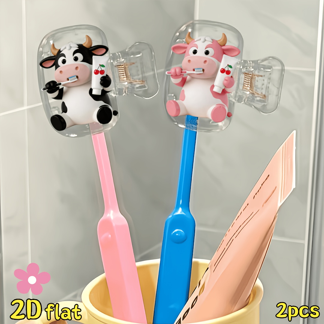 ที่ใส่แปรงสีฟันรูปวัว 2 ชิ้น ส - Home Essentials Bathroom Organizer บทวิจารณ์และราคา