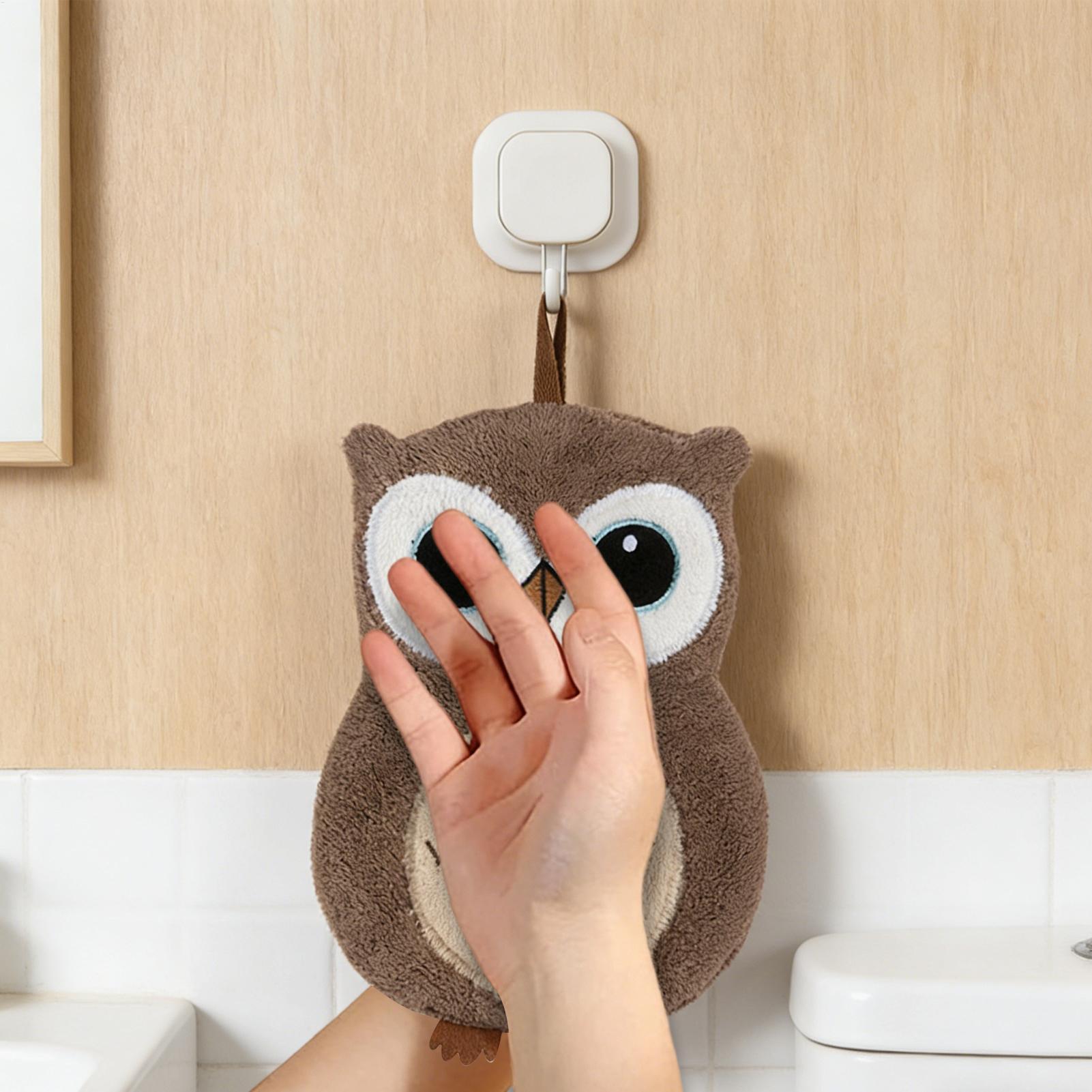 ผ้าเช็ดมือรูปนกฮูก ผ้าเช็ดมือแ - Home Bathroom Towels บทวิจารณ์และราคา