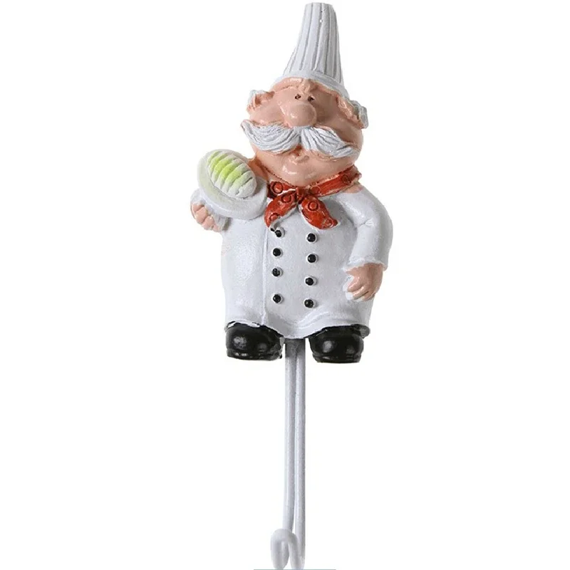 น่ารักการ์ตูน Chef รูปร่างตะขอ - Towel Bar Stainless บทวิจารณ์และราคา