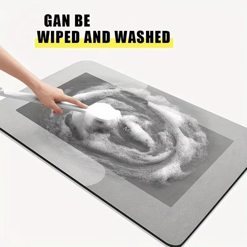 พรมเช็ดเท้าซึมซับน้ำได้ดี พร้อ - Jet Home Bathroom Mats บทวิจารณ์และราคา