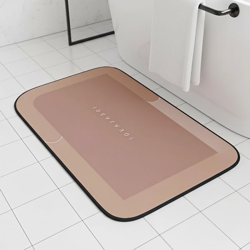 พรมเช็ดเท้าซึมซับน้ำได้ดี พร้อ - Jet Home Bathroom Mats บทวิจารณ์และราคา
