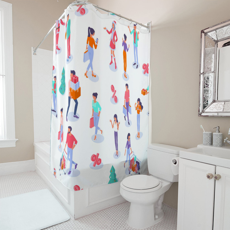 ชุดตกแต่งห้องน้ำพร้อมม่านกั้นอ - Home Bathroom Design Ideas บทวิจารณ์และราคา