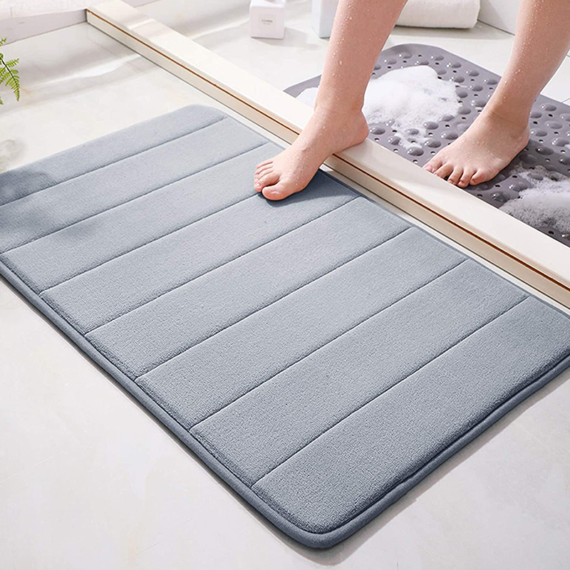 พรมห้องน้ำหนากันลื่นขนาด60x40ซ - Jet Home Bathroom Mats บทวิจารณ์และราคา