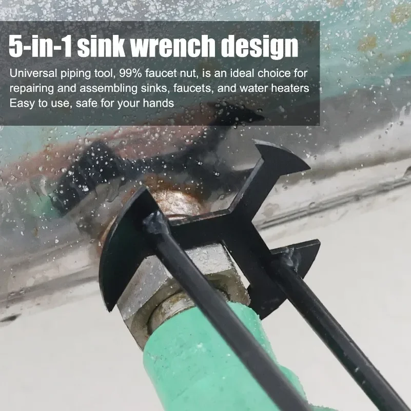 ประแจอ่างล้างจาน 5-in-1 อเนกปร - Home Hardware Bathroom Faucets บทวิจารณ์และราคา