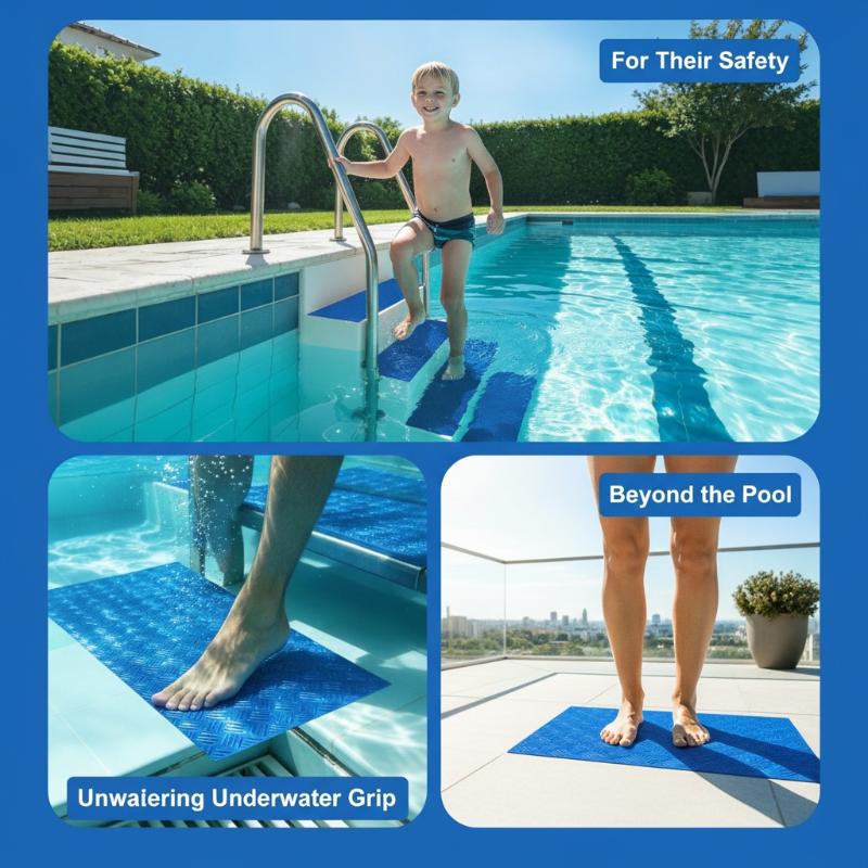 (แผ่นรองกันลื่นสำหรับบันไดสระว - Jet Home Bathroom Mats บทวิจารณ์และราคา