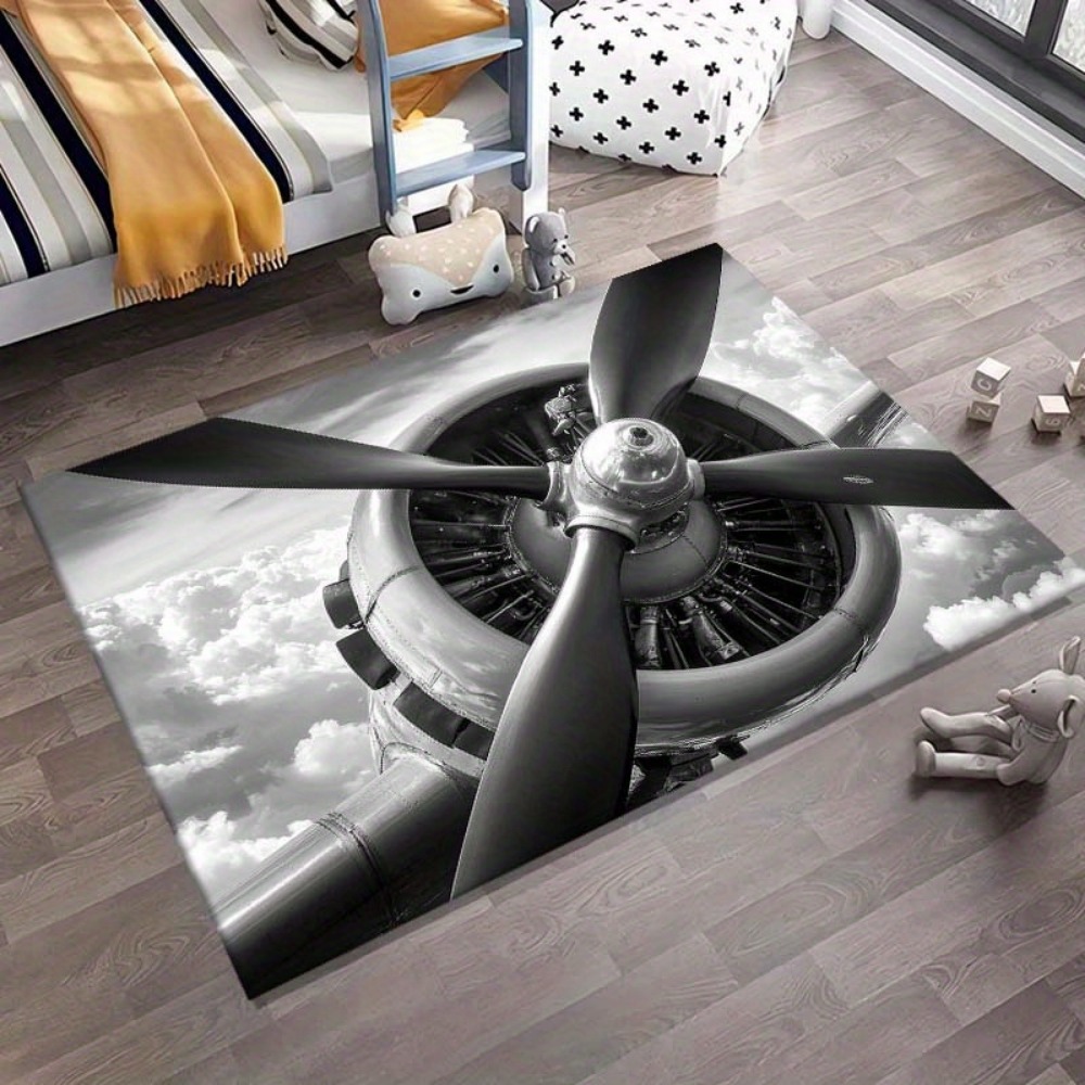 พรมปูพื้นลายใบพัดเครื่องบิน แร - Jet Home Bathroom Mats บทวิจารณ์และราคา